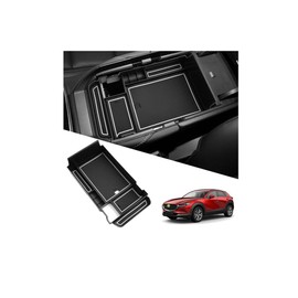 Ruiya for CX 30 Center Console Organizer 2020-2025 Mazda CX30 Accessories CX30 Armrest Center Console ABS Material Middle Console Tray Compatible with 2020 2021 2022 2023 2024 2025 Mazda CX-30