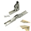 2 Pcs 90°Folding Shelf Hinges,Steel Hinges for Wood Soft Close
