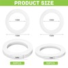 Door Hinge Plastic Washer Fitting Rings 100PCS Round Nylon Flat