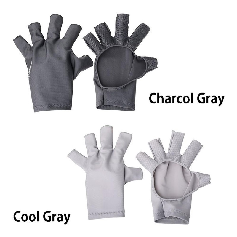 Little Presents G-10 UV Palmless Gloves, Charcoal Grey