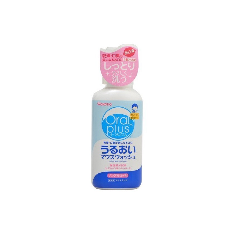 Wakodo Oral Plus Moisturizing Mouth Wash, Aquament, 8.5 fl oz