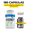 Glicinato De Magnesio 100% Puro Bioherb 180 Cápsulas 500mg Sabor