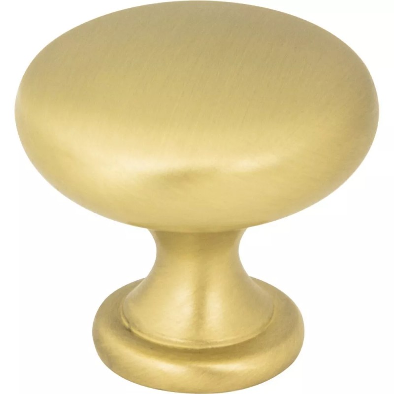 Elements Brushed Gold Kitchen Cabinet Knob Hardware Knobs Satin Drawer
