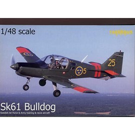Talangs TGSTA4805 1/48 Swedish Air Force / Army Sk61 SA Bulldog Plastic Model
