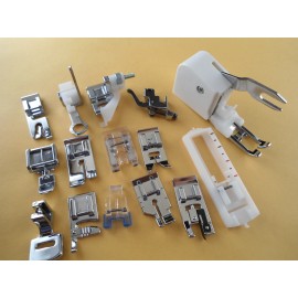 Viking Huskystar set 15 Low Shank Snap On Hemmer Quilting Feet Viking Huskystar 207 215 219 224