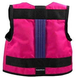 Kinderlift Childrens Ski Safety Vest - Hot Pink and Purple