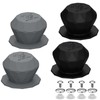 4 pack Silicone Universal Pot Lid Replacement Knobs