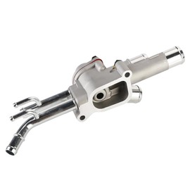 Engine Coolant Thermostat Housing Assembly - Compatible for Hyundai Elantra 2003-2005 for Hyundai Tiburon 2003-2008 for Kia Sportage 2006-2010 - Replace Part 25600-23640 25600-23600