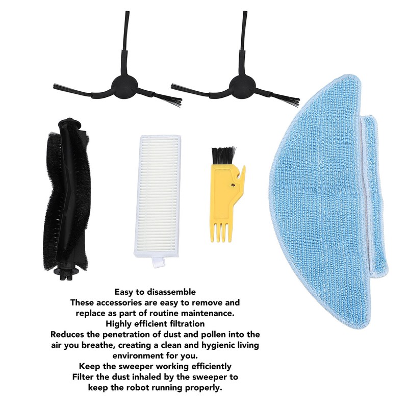 Sweeping Robot Accessory Main Brush Side Brush Flat Brush Filter