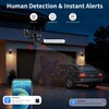ESCANU Security Cameras Wirelss Outdoor Solar Powered for Home Security,360