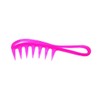 Pink Large tooth hair comb shower comb shark teeth