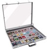 Bakbarbe 24"x20" Aluminum Trading Card Display Case for Baseball Sports
