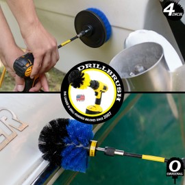 Marine - Kayak - Raft - Canoe - Inflatable - Boat Accessories - Hull Cleaner - Cleaning Supplies - Drill Brush - Spin Brush Kit - Pond Scum, Oily Residue, Weeds, Barnacles, Oxidation