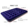 Onirii Queen Size Double Camping Air Mattress Bed,Inflatable Mattress,80"x 60"x