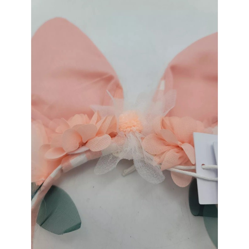 Meri Meri Headband Bunny Rabbit Ears Easter Checkered Gingham Party