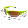 Epoch Eyewear Epoch 2 Inlaid Rubber Sunglasses, Frame and Lens
