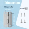 Cooler Hinges Replacement for Igloo Ice Chests - 3 Pack