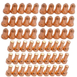 60Pcs PT-80 PT80 IPT-80 PTM-80 Plasma Cutting Torch Consumables Electrode 52558 Nozzle 51311 P1.0 Tip 1.0mm 0.039''