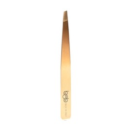 Bob Premium Tweezers Slant Gold