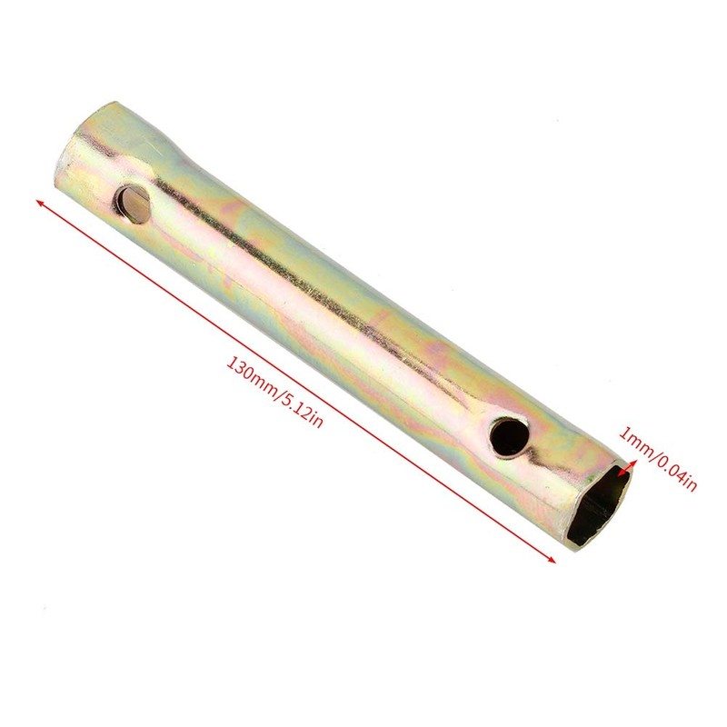 Fydun Spark Plug Socket Wrench, 16/18mm, Galvanized, Deep Reach, 130mm,