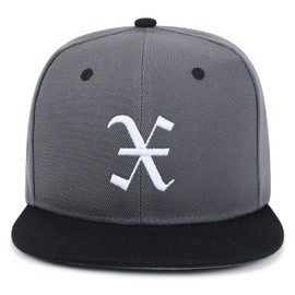 JPAK Old English Letter X Hip-Hop Snapback Hat Embroidered Baseball Cap English Alphabet