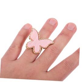 Outanaya 4pcs Japanese Imitation Shell Ring Manicure Pallet Ring Nail Art Palette Finger Nail Art Palette Nail Art Mixing Tray Nail Color Mixing Trays Nail Art Pallets Ring Mixing Palettes