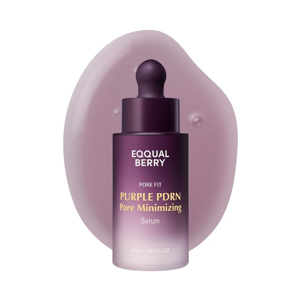 EQQUALBERRY Purple PDRN Pore Minimizing Serum – Vegan Collagen &