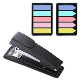VEOOK Metal Stapler, 100 Sheet Capacity Full Strip Staplers for Desk, No Jam, Non-Slip Office Stapler with Index Tabs for Office & Classroom(CD-01)