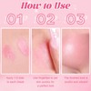 2PCS Blush Stick Liquid Blusher for Cheeks, Soft Lightweight Milk