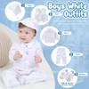 Booulfi Baby Boy's 5 Pcs Set Christening Baptism Outfits 3-6
