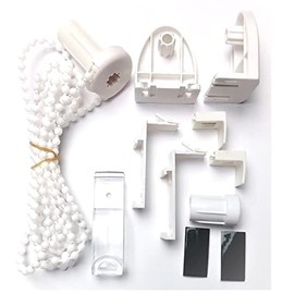 Replacement Accessory Set Klemmfix for Duo Double Roller Blind and Pleated Blind Accessory Set 9-Piece for Double Roller Blind