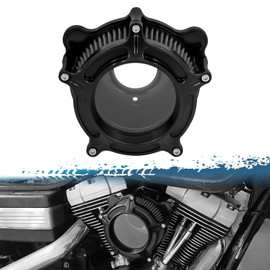 Air Filter Air Cleaner Intake System Replacement Kit for Motorcycle Accessories Fit for Harley Dyna FXDLS 2017 Softail 2016-2017 Touring 2008-2016 Trike 2008-2016 (Style C)