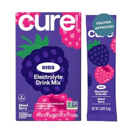 Cure Hydration Mezcla Bebidas Electrolíticas Niños Rehidratación Formulada Por Pediatra Base Plantas Azúcar Agregada