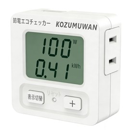 KOMIA Eco Keeper, Eco Check, Outlet Type, Program Timer, Button Operation, Simple Power Meter, Large LCD Display, Digital Power Meter, Energy Saving, Energy Saving, Power Check, Watt Checker