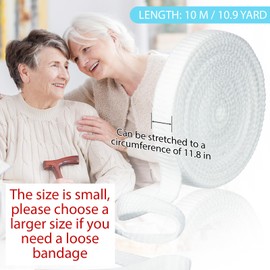 Fix Net Tubular Bandage Elastic Net Wound Dressing Tubular Elastic Gauze Bandage Breathable Bandage Retainer Stretch Tube Bandages for Wrist Forearm Elbow, 10.9 Yard (Size 6)