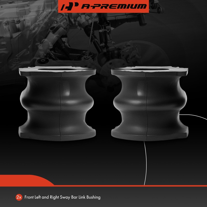 A-Premium 2 x Front Sway Bar Bushing Kit, Compatible with