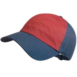 GADIEMKENSD Blank Baseball Cap Washed Cotton Hat for Women Men Unconstructed Soft Basic Hat Unisex Custom Items Plain Caps Dad Hats for Outdoor Sports Golf Running Hiking Marroon/Navy