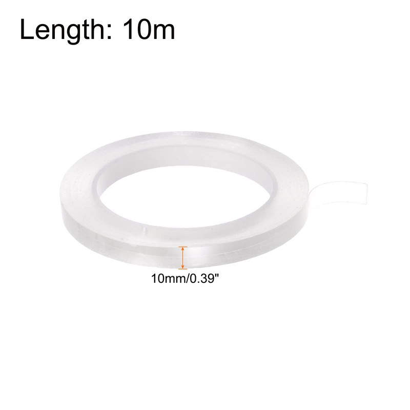 HARFINGTON Caulk Strip Tape Clear 0.4" x33Ft Waterproof Sealing Tape