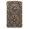 Whitehall Products Acanthus Combo Clock, French Bronze