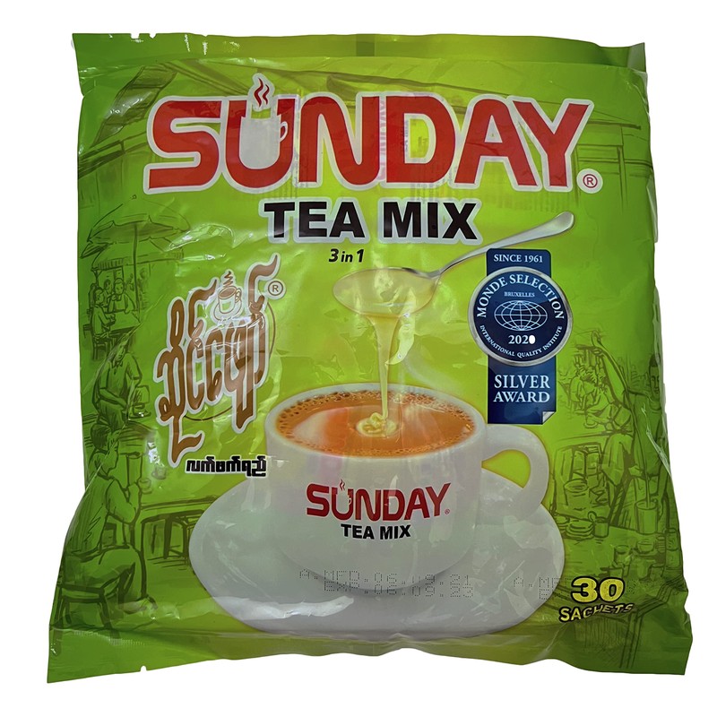Sunday Myanmar Tea Mix 3in1 (25g x 30 Sachets) 750g