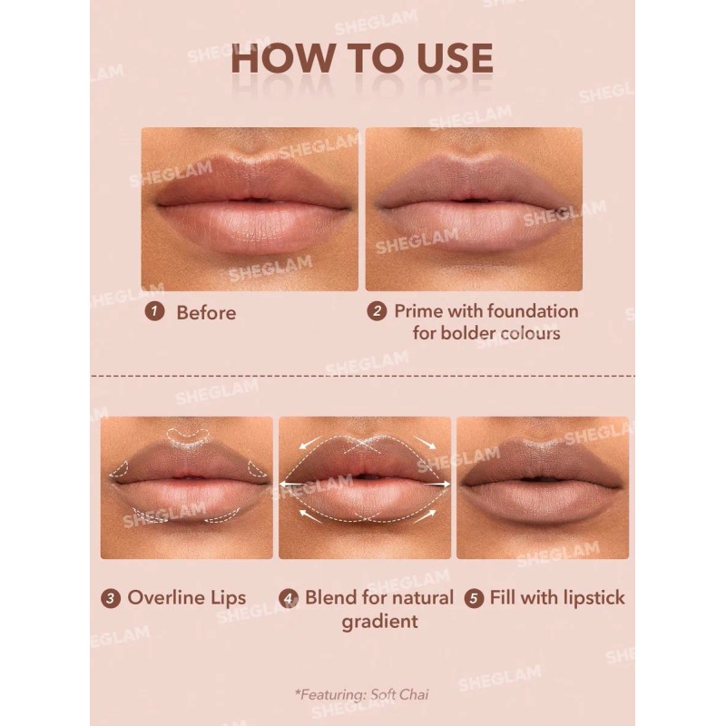 Sheglam Glam 101 Labial Y Lápiz Duo Mate - Soft