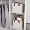 StorageWorks Storage Bins for Shelves with Metal Frame, Rectangle Storage