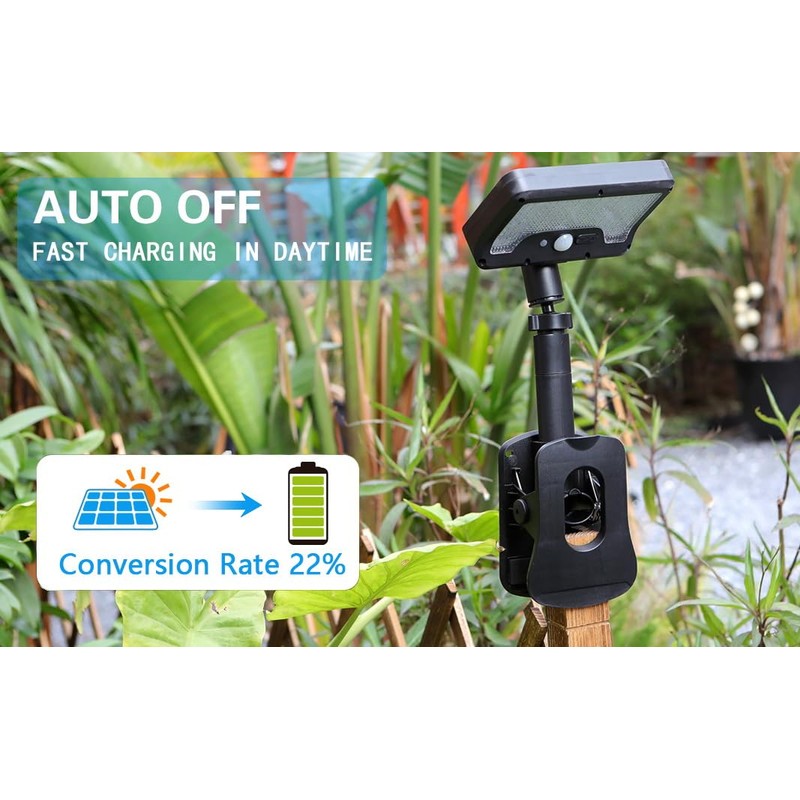 Ultra-Bright Clip-On Solar Motion Lights – 92 LEDs 600LM 6000K