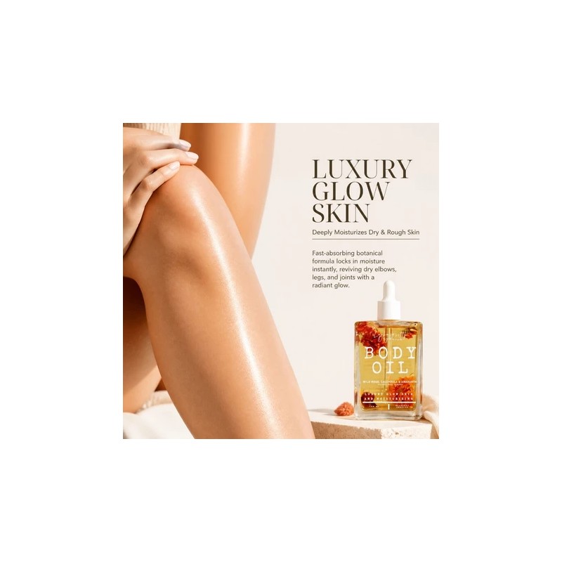 LOOKMEPRETTY ORGANICA BODY OIL WITH INFUSED PETAL FLOWERS 100ml
