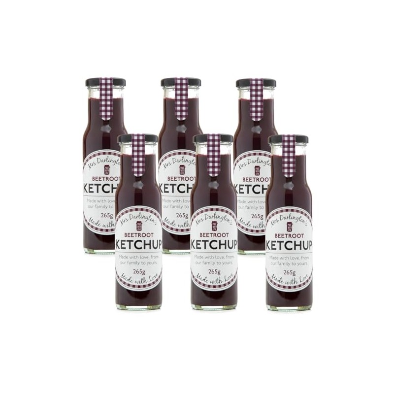 Mrs Darlington's Beetroot Ketchup - 265g - Pack of 6