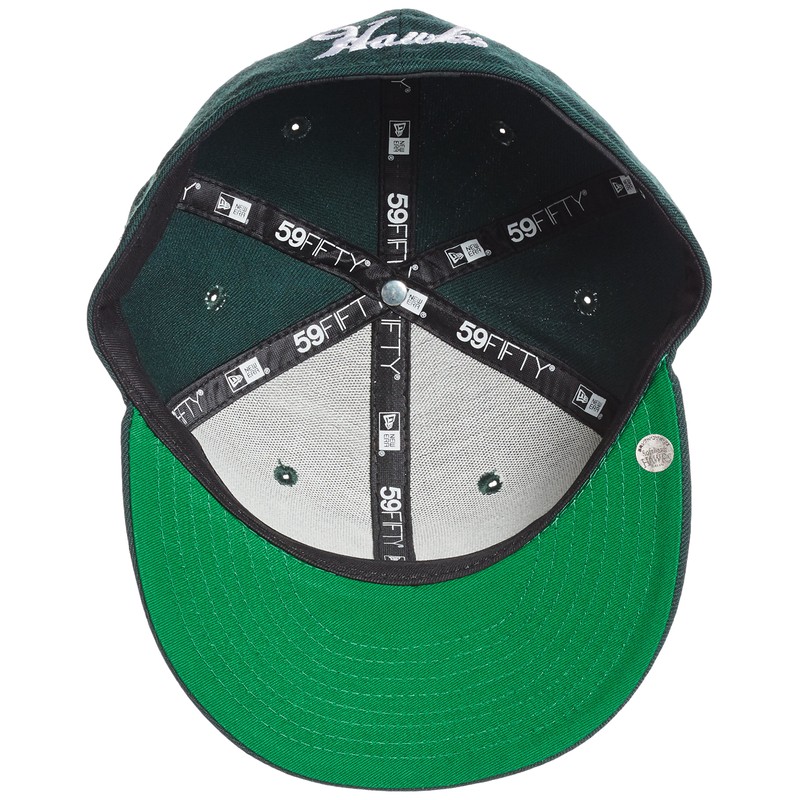 New Era N0001091 Men's Cap, dark green/white