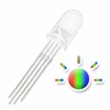 5MM RGB Diffused Lens LED Diode Common Anode - Pack