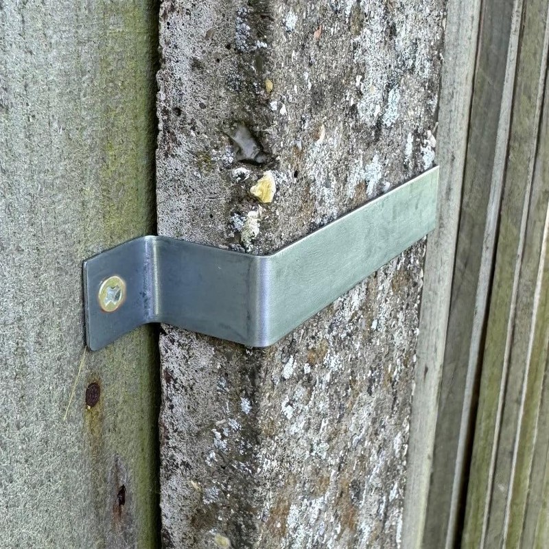 Fence Panel Security Bracket Set (20 Pack) Galvanized Steel Post