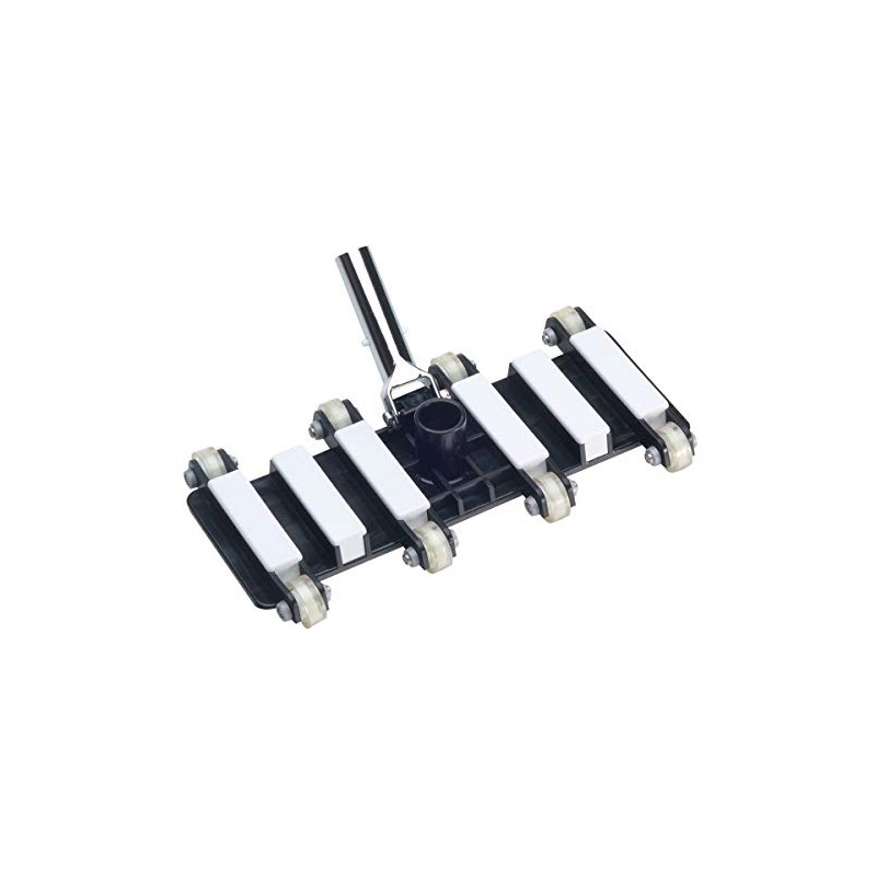 ATIE Heavy-Duty Professional-Grade Flexible Weighted Pool Vacuum Head with Chrome