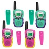 Retevis RA18 Walkie Talkies for Kids 4 Pack,Toys Radio with